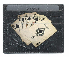 Кредитница (кошелек для карт) Visconti PKR44 Flush (black) -  Visconti