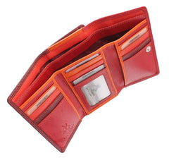 Красный женский кошелек Visconti RB43 Bora (Red/Multi) -  Visconti