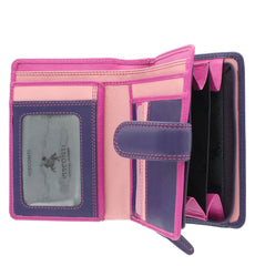 Розовый женский кошелек Visconti RB51 Fiji (Berry/Multi) -  Visconti