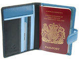 Обложка на паспорт Visconti RB75 - Sumba (blue multi)