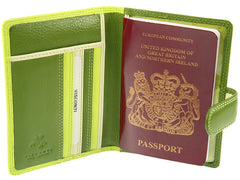 Обложка на паспорт Visconti RB75 - Sumba (lime multi) -  Visconti