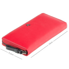 Красный кошелек-клатч на молнии Visconti SP79 Violet Red (женский) -  Visconti