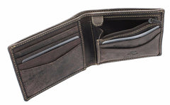 Маленький коричневый мужской кошелек Visconti VSL20 Sword (Oil Brown) -  Visconti