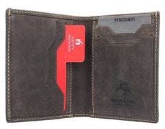 Маленький кошелек Visconti VSL26 Javelin с защитой RFID (oil-brown) -  Visconti