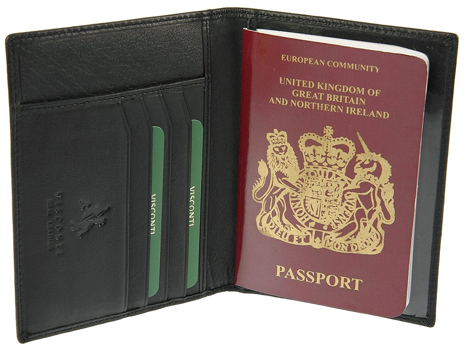 Обложка на паспорт Visconti 2201 (black) -  Visconti